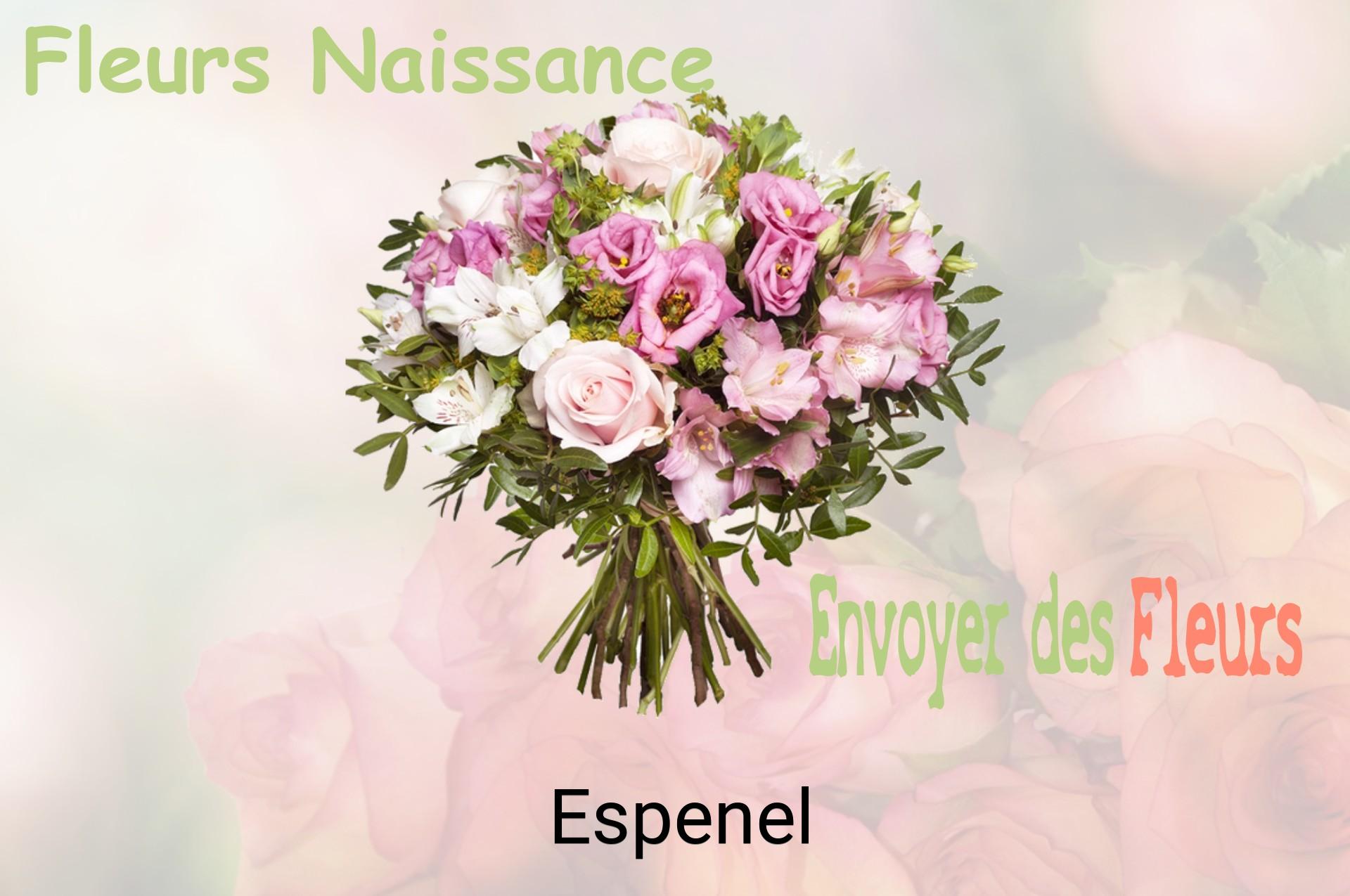 Bouquet de fleurs de naissance livré à Espenel